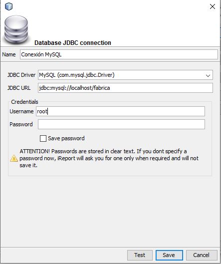 Ilustración de una captura de pantalla del acceso a la base de datos de ejemplo.