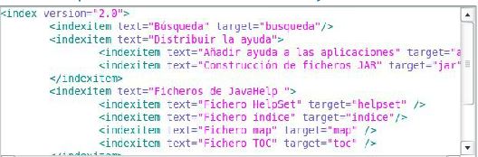 Ilustración de Ejemplo del contenido de un fichero índice
