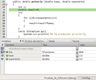 Captura de pantalla en la que se muestra el examinador de variables de NetBeans, indicando su tipo y valor.