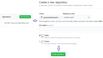 Captura de pantalla que como crear un repositorio en GitHub.