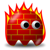 Icono descriptivo de un firewall.