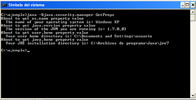 aptura de pantalla que muestra el resultado de la ejecución java –Djava.security.manager GetProps de forma correcta.
