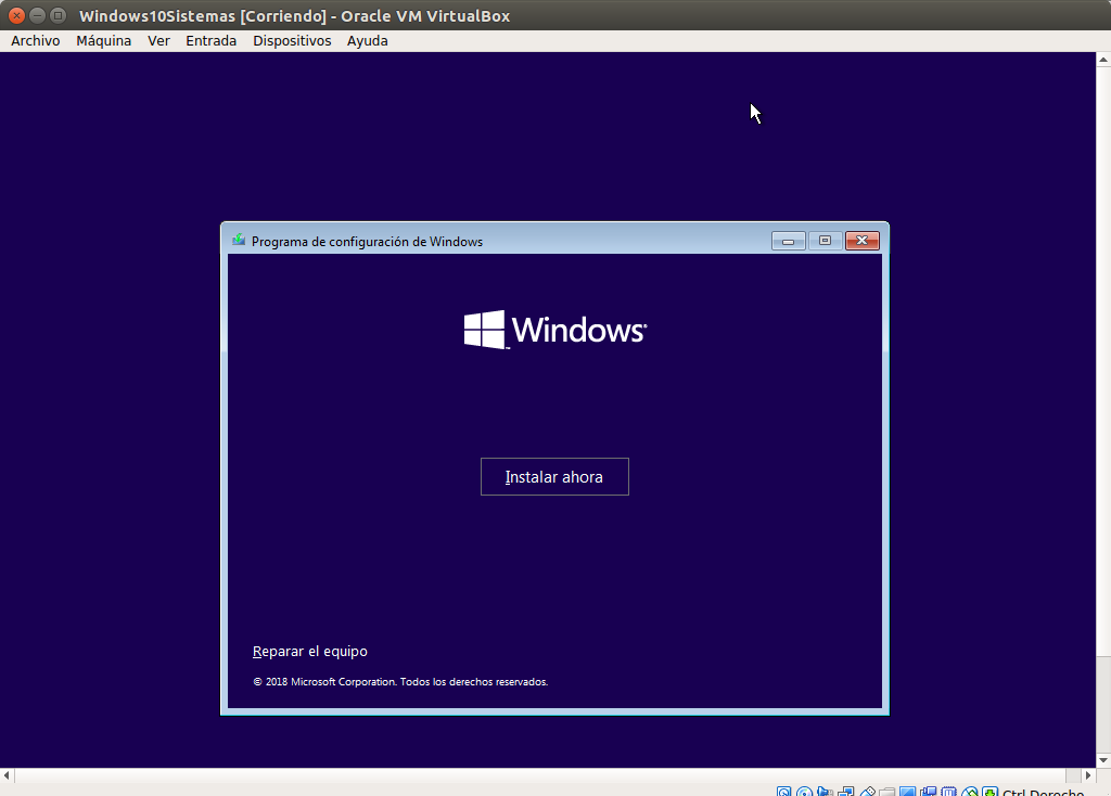 Seleccionar instalar Windows. Ilustración de Seleccionar instalar Windows.