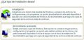 Se trata de un Menú para responder a la pregunta: