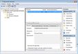Muestra la pantalla principal de la herramienta Programador de tareas de Windows 7. Está dividida en 3 partes: izquierda donde aparece la Biblioteca del Programador de tareas, la parte central donde se editan las propiedades de las tareas y la parte derecha indica las opciones a realizar (ejecutar, finalizar, deshabilitar, etc).