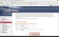 Pantalla de la interfaz de configuración de un router Wifi donde aparece la opción de ocultación del SSID o nombre de la red.