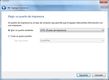 Pantalla de instalación/configuración de impresora local compartida en Windows 7.