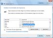 Pantalla de instalación/configuración de impresora en red en Windows 7.