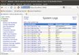 Administración del servicio syslog con Webmin.