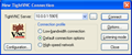 Aplicación Windows tightVNC para conectarse a un servidor VNC.