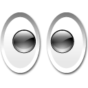 Dibujo de dos ojos