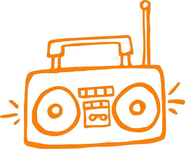 Radio botón. Ilustración de una radio.