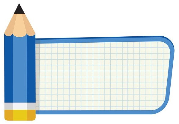 Registo en línea. Lapiz y una línea.