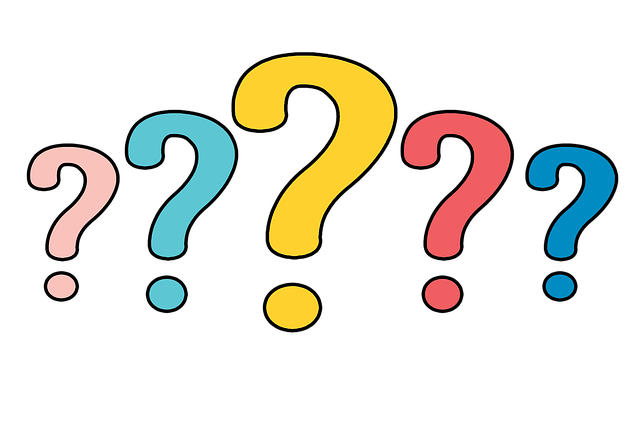 Interrogaciones de colores.