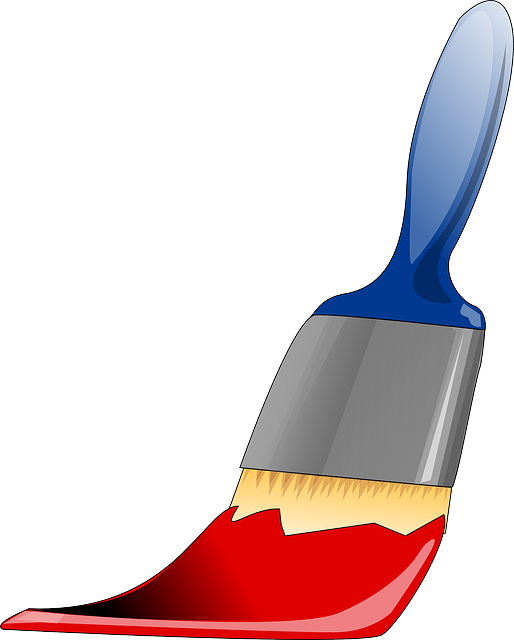 Picel con pintura roja.