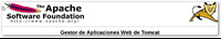 Imagen del gestor Web Tomcat.