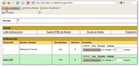 Listado aplicaciones web desde gestor web Tomcat.