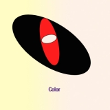 Ilustración en la que se pueden ver tres figuras de colores distintos: negro, rojo y blanco, acompañadas del texto "Color". Las tres figuras son elipses inclinadas de forma distinta. La más grande, de color negro, contiene a la de color rojo y ésta, a su vez, contiene a la más pequeña de color blanco.