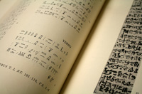 Ilisutración con la página de un libro donde se resalta el margen.