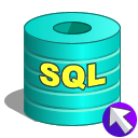 Ejecutar consulta MySQLi. Imagen del dibujo de un cilindor hueco verde con las letras sql en amarillo