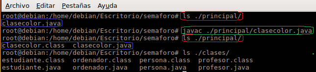 Crear, compilar y ejecutar un programa 5. Captura de pantalla donde se muestra el proceso para obtener el proceso bytecode en Linux.