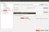 Configuración de NetBeans. Captura de pantalla de uno de los aspectos de la configuración personalizada de NetBeans.