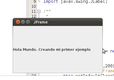 Captura de pantalla del resultado de ejecución de un trozo de programa escrito en lenguaje Java bajo el entorno de desarrollo NetBeans, versión 6,9,1. Aparece una ventana donde se puede leer: 