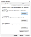 Captura de pantalla de configuración de las variables de entorno en Windows al pinchar en el buscador: “Configuración avanzada del sistema”.