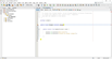 Captura de pantalla donde se muestra el proceso de edición de programas en NetBeans.