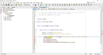 Captura de pantalla donde se muestra el proceso de edición de programas en NetBeans.