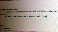 Imagen de un trozo de código de un programa informático de alto nivel.