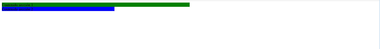 CSS unidades de tamaño ejemplo 1 Ilustración de cómo se visualiza en un navegador web CSS unidades de tamaño ejemplo 1