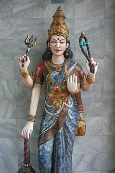 Ilustración de Estatuilla Shiva con multitud de brazos