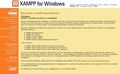 Pantalla de instalación/configuración del servidor Apache con Xampp en Windows 7. Pantalla de instalación/configuración del servidor Apache con Xampp en Windows 7.