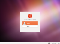 Pantalla para iniciar sesión en el sistema.