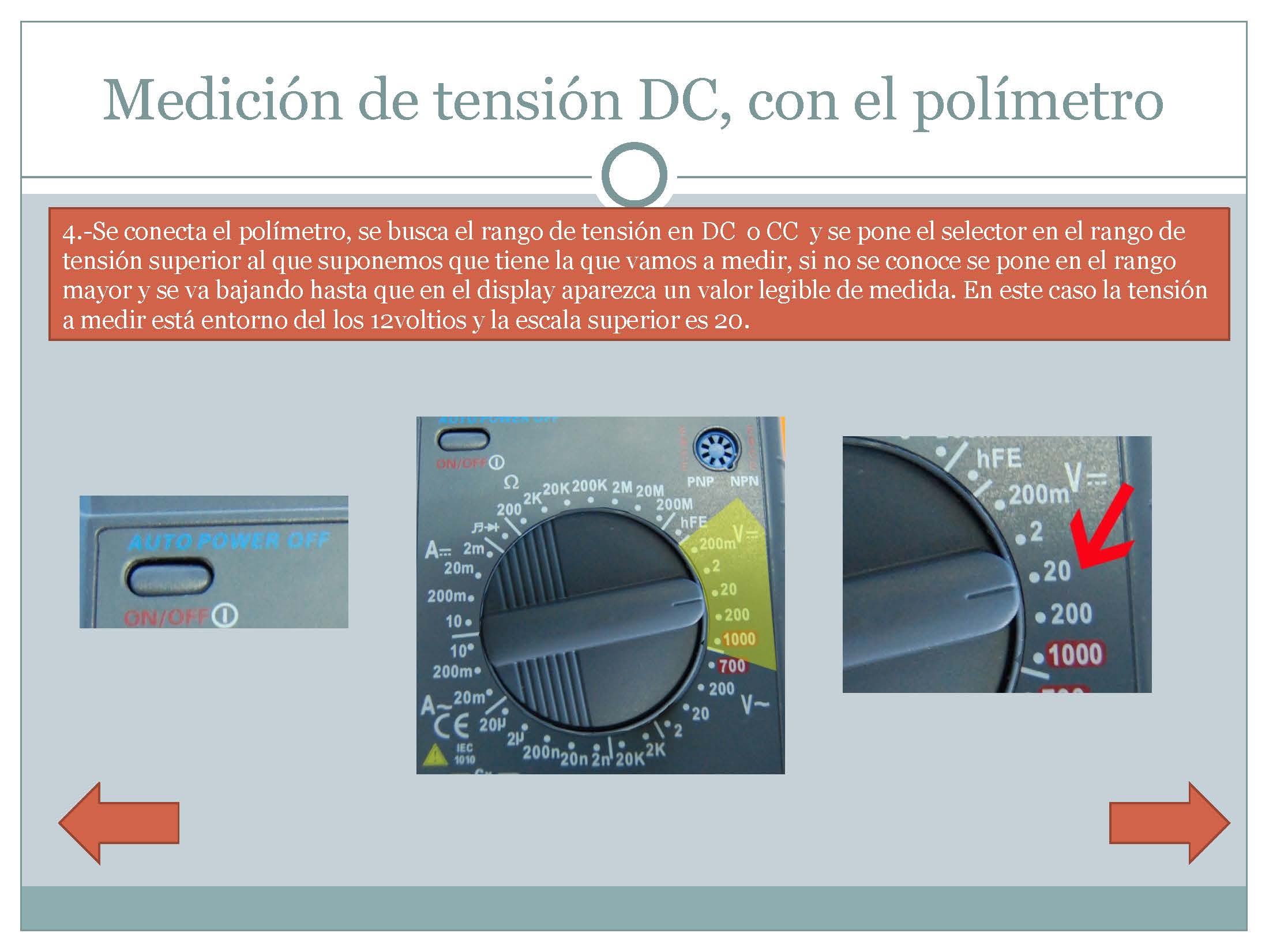 Ilustración de Pagina 6 de Presentación Medida de Tensión