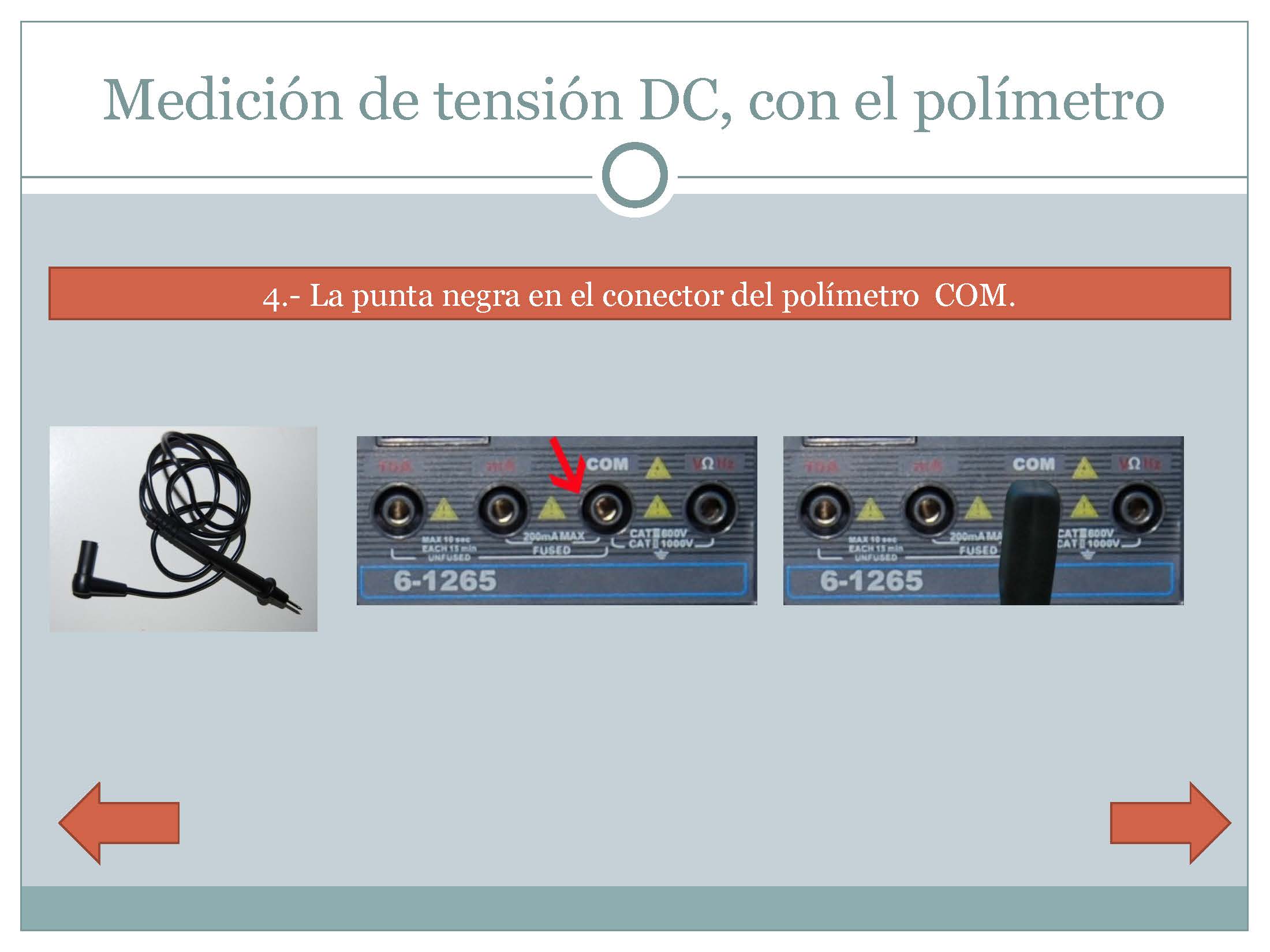 Ilustración de Pagina 7 de Presentación Medida de Tensión