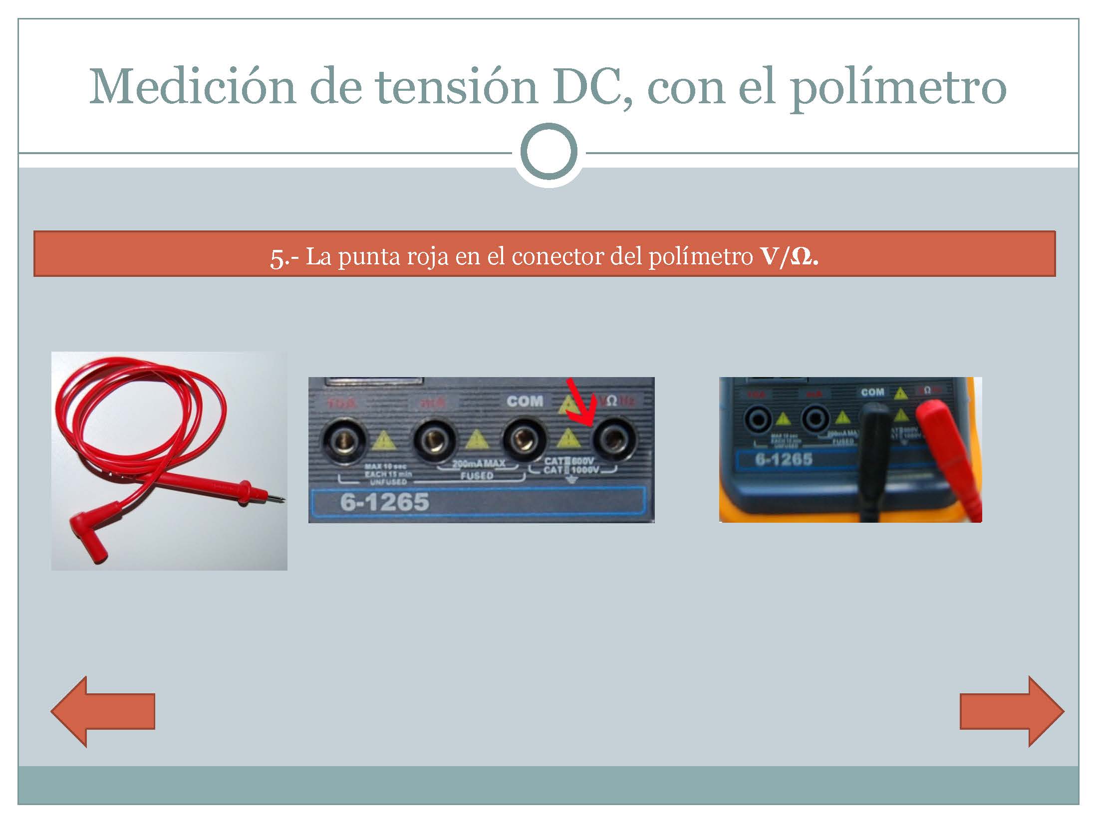 Ilustración de Pagina 8 de Presentación Medida de Tensión