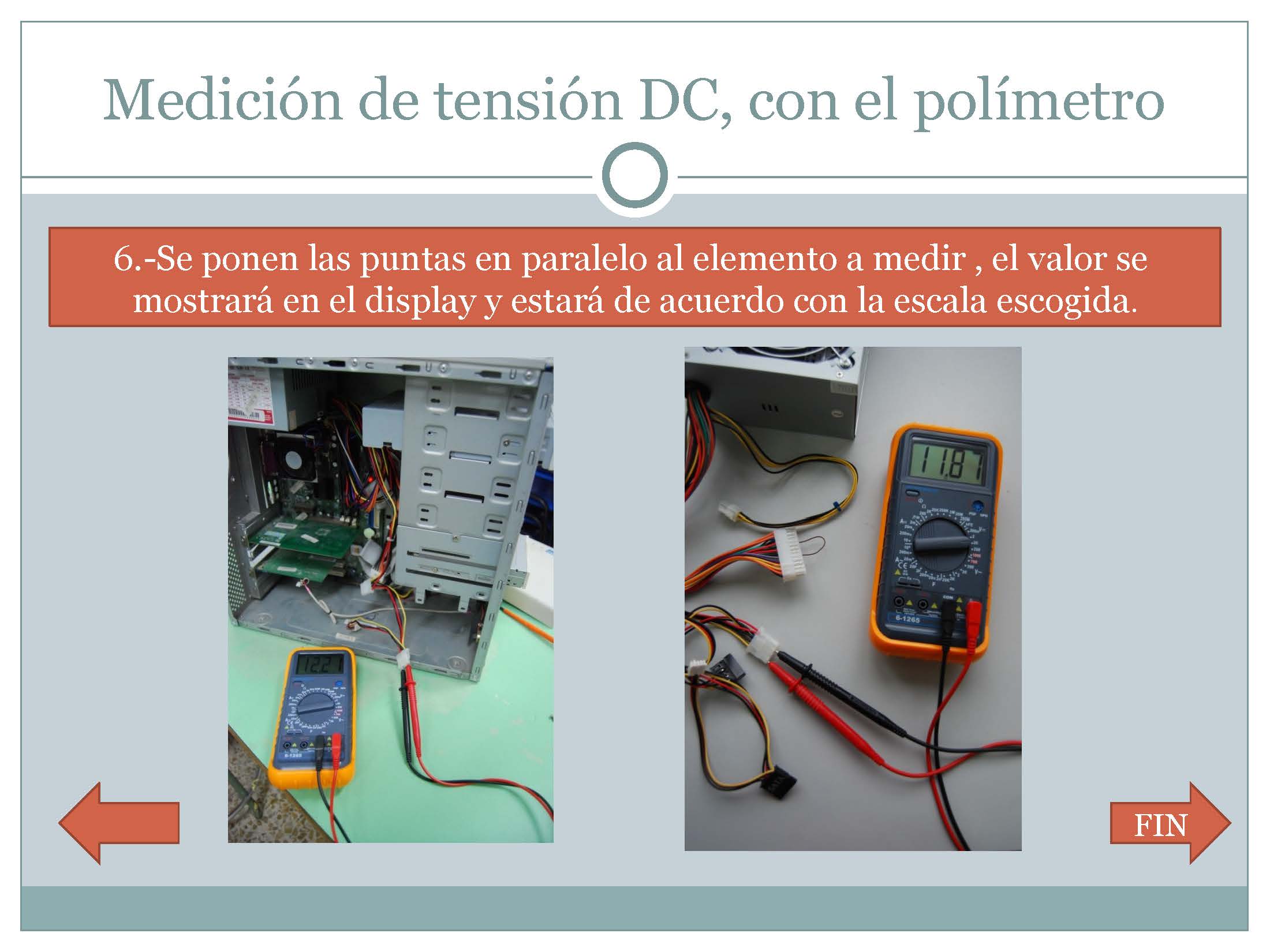 Ilustración de Pagina 7 de Presentación Medida de Tensión