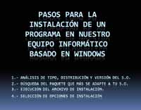 Pasos instalación de software en windows.