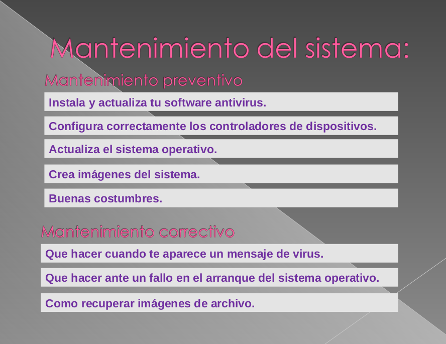 Ilustración de portada preentacion de Mantenimiento preventivo y correctivo