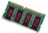 En la foto se puede ver un módulo de memroria RAM pra pinchar en placa base.