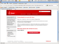 Captura de la página de descarga de los plugin de Java. Cuando java indica que hay actualizaciones, se pueden instalar directamente sin necesidad de descargar manualmente los plugin.
