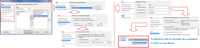 Composición de imágenes con el proceso a seguir para crear consultas con el asistente.