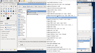 En esta composición se muestra la cantidad de formatos de imagen que puede maneja Gimp.