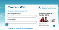 En la captura hay una entrada via web a nuestros correo.