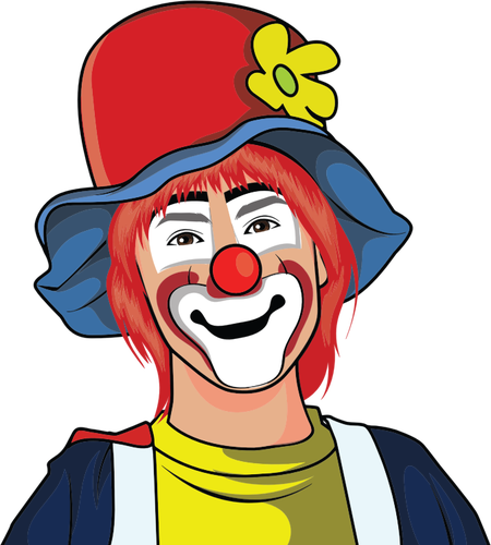 Imagen donde se ve a un payaso.