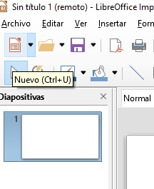 Imagen que muestra la creación de una presentación.