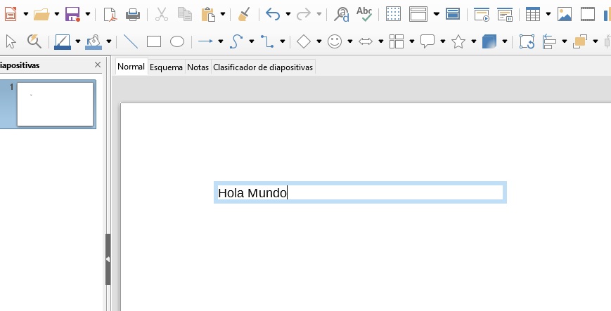 Imagen que muestra la opción de introducir texto.