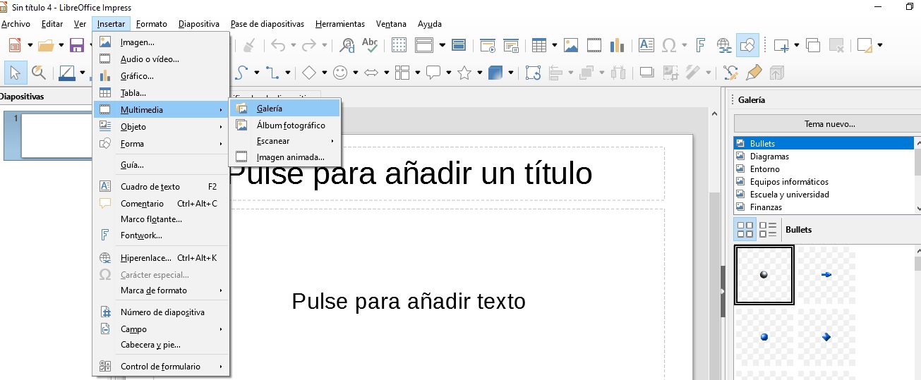 Imagen que muestra la opción insertar imagen.